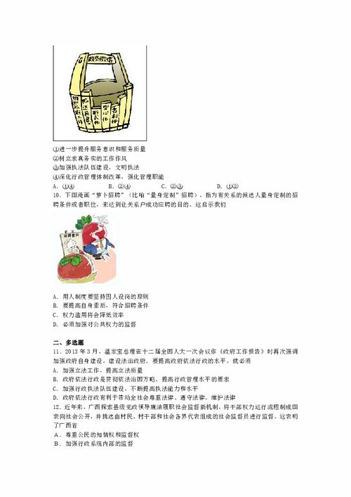 高考政治考點(diǎn)精析 建設(shè)法治政府，自覺(jué)接受人民監(jiān)督——完善流程外包的道德法治保障